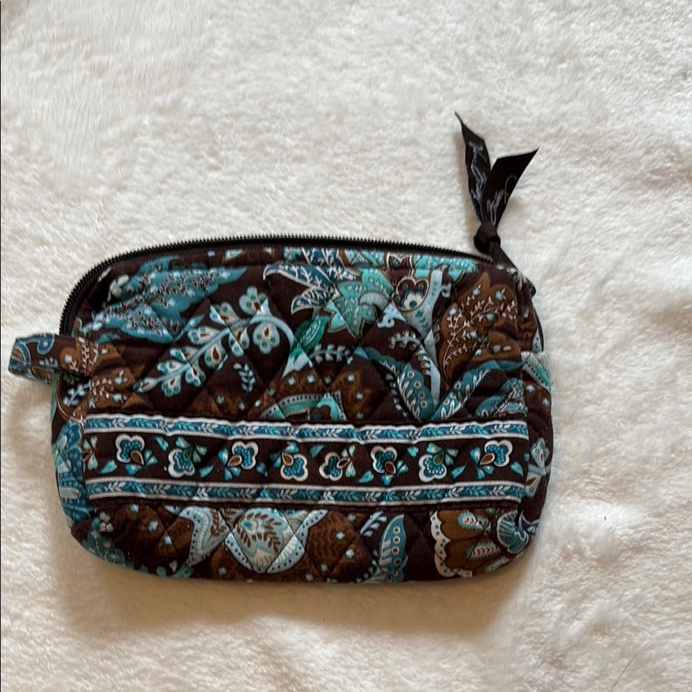 Vera Bradley Teal and Brown Patterned Bag